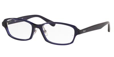 Ray Ban Rx5385d Vestibilità Orientale 5986 Occhiali Da Vista Blu Per Uomo (solo Montatura) In Neutral