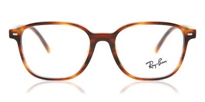 Ray Ban Rx5393 Leonard 2144 Men's Glasses Tortoiseshell Size 47 - Blue Light Block Available In Brown