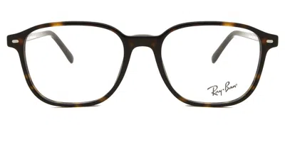 Ray Ban Rx5393 Leonard Men's Glasses, Tortoiseshell, Size 51 In Brown