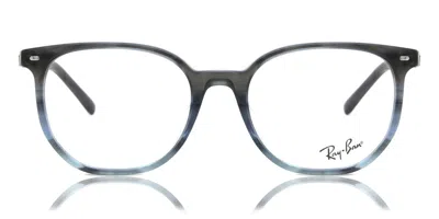 Ray Ban Rx5397f Elliot Asian Fit 8254 Men's Glasses Blue Size 52 - Blue Light Block Available In Gray