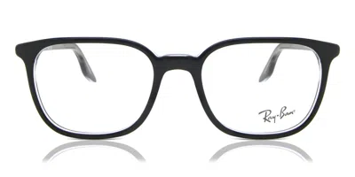 Ray Ban Rx5406 Men's Glasses, Clear, Size 54 In Black
