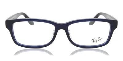 Ray Ban Rx5408d Asian Fit Men's Glasses, Blue, Size 57