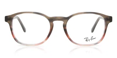 Ray Ban Rx5417 Men's Glasses, Brown, Size 50 In Gray