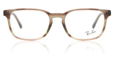 Ray Ban Rx5418 Men's Glasses, Brown, Size 54 In Gray
