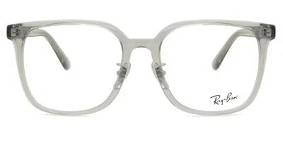 Ray Ban Rx5419d Asian Fit Men's Glasses, Clear, Size 54 In Gray