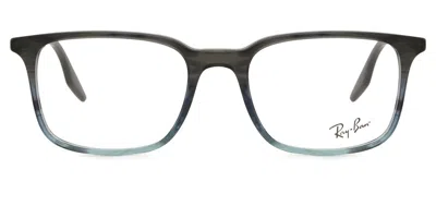 Ray Ban Rx5421 Men's Glasses, Blue, Size 53 In Gray