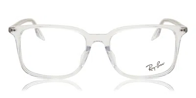 Ray Ban Rx5421f Asian Fit Men's Glasses, Clear, Size 53 In Gray