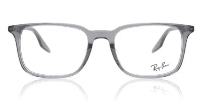 Ray Ban Rx5421f Asian Fit Men's Glasses, Clear, Size 55 In Gray