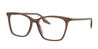 Ray Ban Rx5422 8504 Occhiali Da Vista Marroni Per Donna (solo Montatura) In Metallic