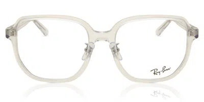 Ray Ban Rx5424d Asian Fit Men's Glasses, Clear, Size 54 In Neutral