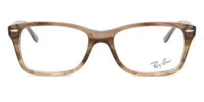 Ray Ban Rx5428 Men's Glasses, Brown, Size 53