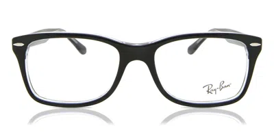 Ray Ban Rx5428 Men's Glasses, Clear, Size 53 In Black