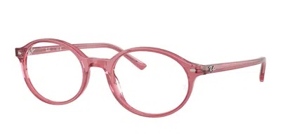 Ray Ban Rx5429 German Men's Glasses, Pink, Size 51 In Pattern