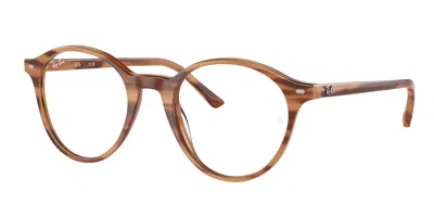 Ray Ban Rx5430f Bernard Asian Fit 8359 Men's Glasses Brown Size 51 - Blue Light Block Available