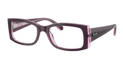 Ray Ban Rx5434f Miriam Asian Fit Women's Glasses, Pink, Size 54 In Black
