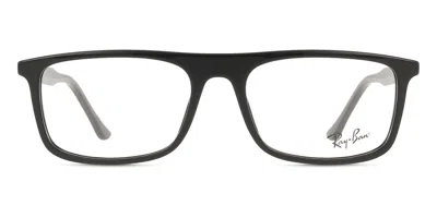 Ray Ban Rx5440 Men's Glasses, Black, Size 53 In Green
