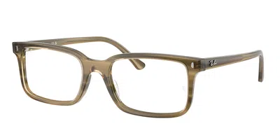 Ray Ban Rx5445 8454 Occhiali Da Vista Verdi Per Uomo (solo Montatura) In Green