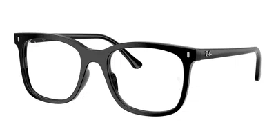 Ray Ban Rx5446f Asian Fit 2000 Men's Glasses Black Size 51 - Blue Light Block Available