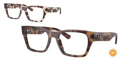 Ray Ban Rx5448 8460 Men's Glasses Tortoiseshell Size 53 - Blue Light Block Available