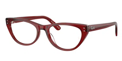Ray Ban Rx5449d Vestibilità Orientale 8464 Occhiali Da Vista Chiari Per Donna (solo Montatura)
