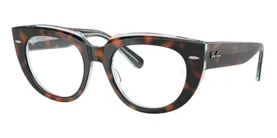 Ray Ban Rx5586 Doreen Women's Glasses, Tortoiseshell, Size 48 In Brown