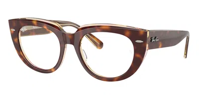 Ray Ban Rx5586 Doreen Women's Glasses, Tortoiseshell, Size 48 In Brown