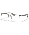 Ray Ban Ray-ban Rx6335 Unisex Rectangle Eyeglasses In Navy