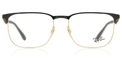 Ray Ban Rx6363 Men's Glasses, Gold, Size 54 In Multi