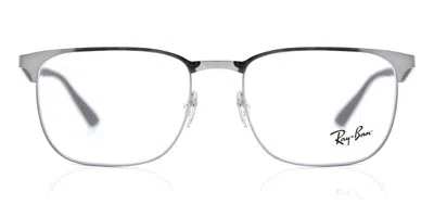 Ray Ban Rx6363 Men's Glasses, Grey, Size 54 In Gray