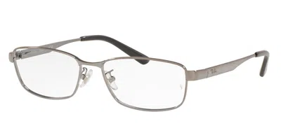 Ray Ban Rx6452d Vestibilità Orientale 2553 Occhiali Da Vista Gunmetal Per Uomo (solo Montatura) In White