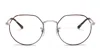 Ray Ban Geometric Frame Plain Mirror In Silver