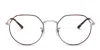Ray Ban Geometric Frame Plain Mirror In Tortoise,silver