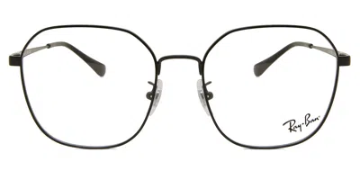 Ray Ban Rx6490d Asian Fit 2509 Men's Glasses Black Size 56 - Blue Light Block Available