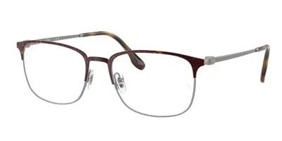 Ray Ban Rx6494 3223 Occhiali Da Vista Tartarugatishell Per Uomo (solo Montatura) In Metallic