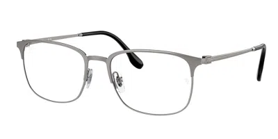 Ray Ban Rx6494 Men's Glasses, Gunmetal, Size 54 In Transparent