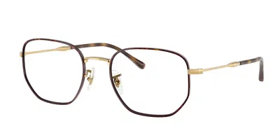 Ray Ban Rx6496 Men's Glasses, Tortoiseshell, Size 53