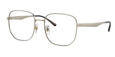 Ray Ban Rx6503d Asian Fit Men's Glasses, Gold, Size 55