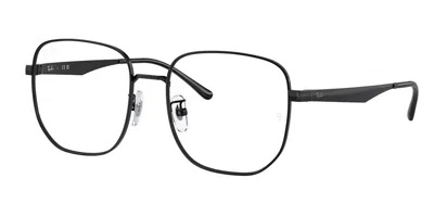 Ray Ban Rx6503d Asian Fit 2509 Men's Glasses Black Size 55 - Blue Light Block Available