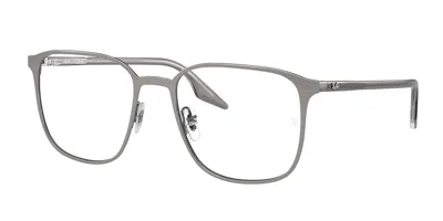 Ray Ban Rx6512 Men's Glasses, Gunmetal, Size 52 In Gray