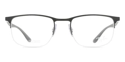 Ray Ban Rx6513 Men's Glasses, Black, Size 53 In Purple