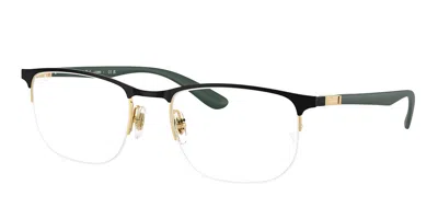 Ray Ban Rx6513 2994 Occhiali Da Vista Oro Per Uomo (solo Montatura) In Multi