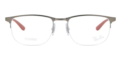 Ray Ban Rx6513 Men's Glasses, Gunmetal, Size 55 In Gray