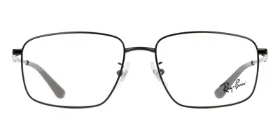 Ray Ban Rx6524d Asian Fit Men's Glasses, Black, Size 56