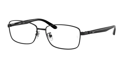 Ray Ban Rx6527d Asian Fit Men's Glasses, Black, Size 56