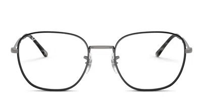 Ray Ban Rx6534 Black/gunmetal In Black,gunmetal