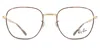 Ray Ban Square-frame Glasses In Gold