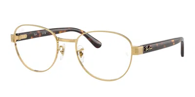 Ray Ban Rx6543 2500 Occhiali Da Vista Oro Per Uomo (solo Montatura) In Gold