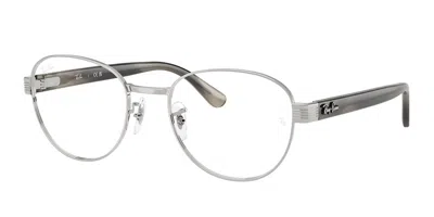 Ray Ban Rx6543 2501 Occhiali Da Vista Argentati Per Uomo (solo Montatura) In Silver