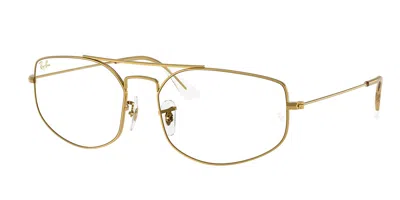 Ray Ban Rx6545 Explorer 5 Men's Glasses, Gold, Size 56