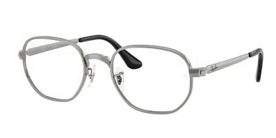 Ray Ban Rx6559 Hexagonal Max 2502 Men's Glasses Gunmetal Size 52 - Blue Light Block Available